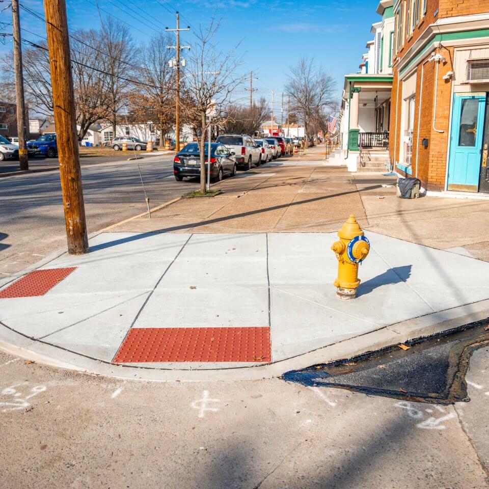 Bristol ADA Ramp concrete, curb, ramp,