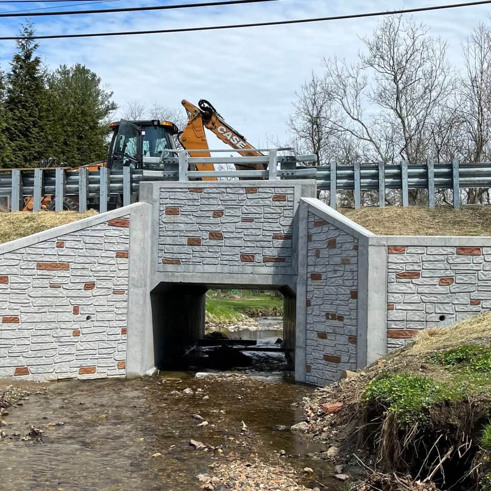 Malin Road Culvert Replacement GBConstruction, culvert, pennsylvania, concrete, construction